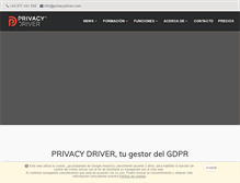 Tablet Screenshot of privacydriver.com